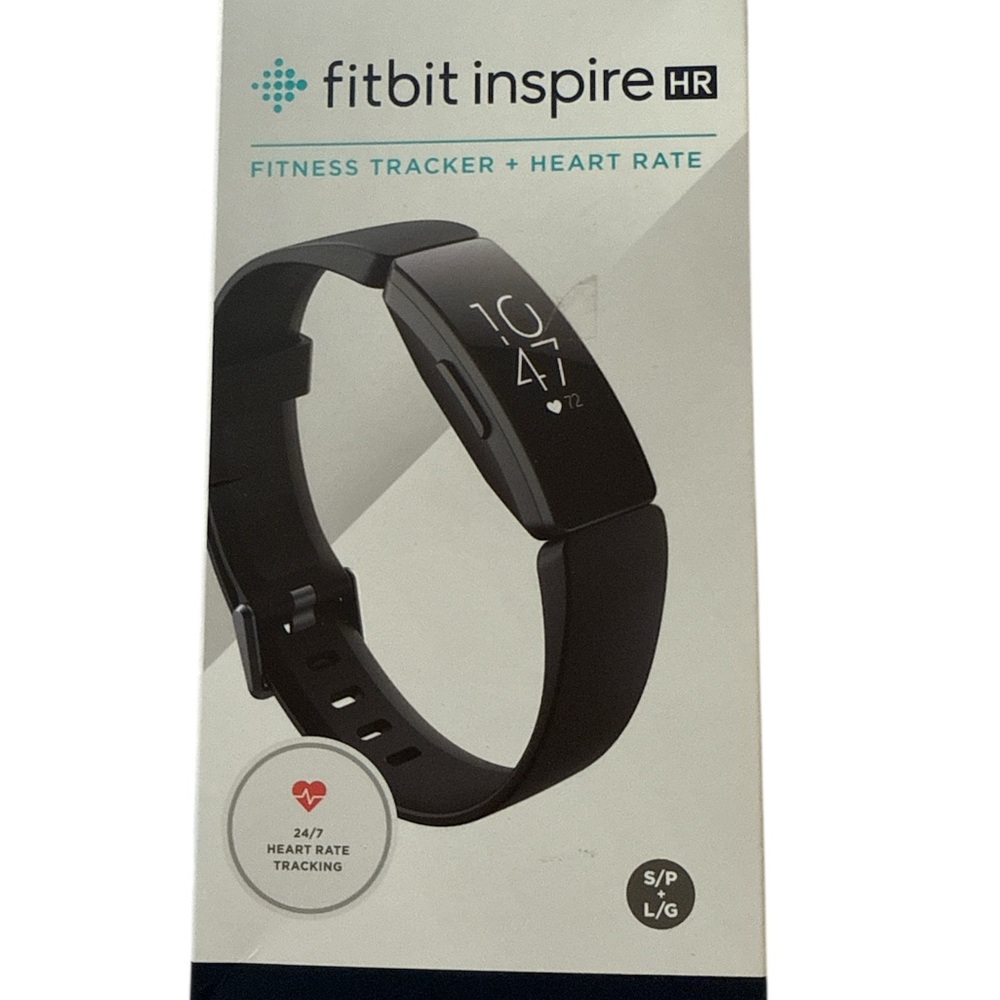Fitbit Black Smartwatch with Heart Rate Tracking